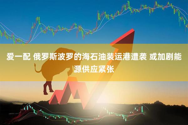 爱一配 俄罗斯波罗的海石油装运港遭袭 或加剧能源供应紧张