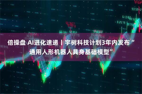 倍操盘 AI进化速递丨宇树科技计划3年内发布“通用人形机器人具身基础模型”