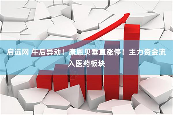 启远网 午后异动！康恩贝垂直涨停！主力资金流入医药板块