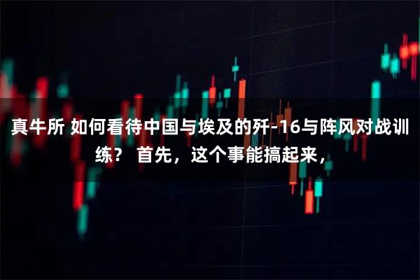 真牛所 如何看待中国与埃及的歼-16与阵风对战训练？ 首先，这个事能搞起来，